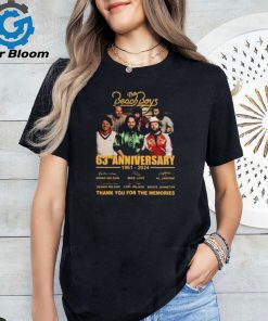 The Beach Boys 63rd Anniversary 1961 2024 Thank You For The Memories Signatures Shirt