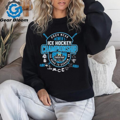 The Road To Durham, NH 2024 NCAA Women’s Ice Hockey Championship Shirt