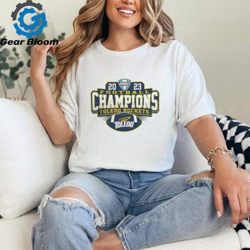 Toledo Rockets 2023 MAC Football Champion Locker Room Shirt