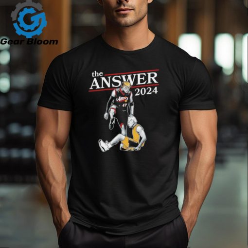 Trump vs Biden The Answer 2024 shirt