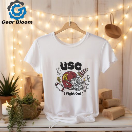 USC Trojans White Balloon Letters Spirit Items T Shirt