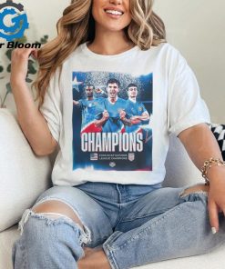 USMNT Back To Back To Back Concacaf National League Champions 2024 Tee FOX Soccer shirt