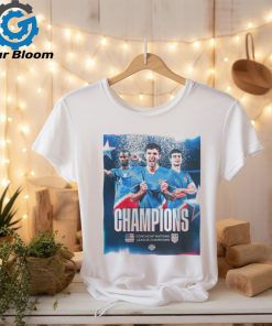 USMNT Back To Back To Back Concacaf National League Champions 2024 Tee FOX Soccer shirt