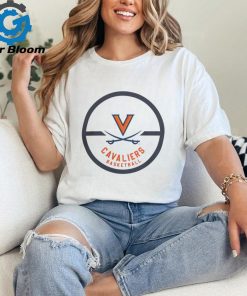 White Virginia Cavaliers Free Throw Basketball T Shirt