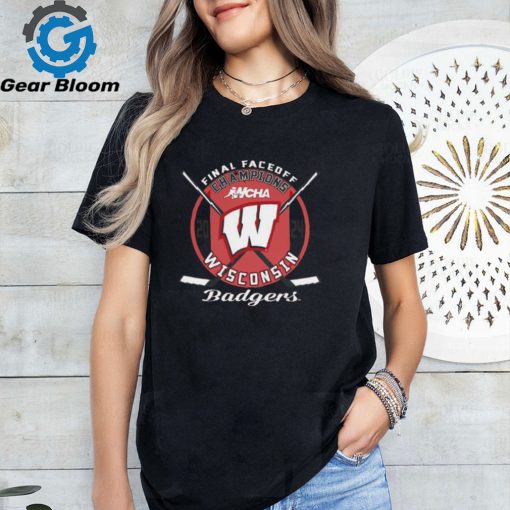 Wisconsin Badgers 2024 WCHA Women’s Hockey Conference Tournament Champions T Shirt