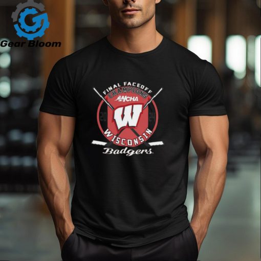 Wisconsin Badgers 2024 WCHA Women’s Hockey Conference Tournament Champions T Shirt