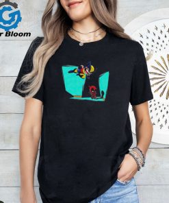 Wolverine and Deadpool Calvin and Hobbes mashup shirt