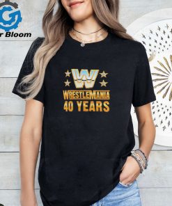 Wrestlemania 40 Over The Years T Shirt