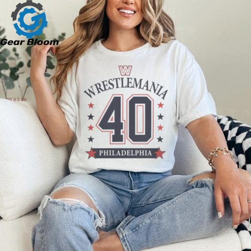 Wwe Wrestlemania 40 Philadelphia T Shirt 2024