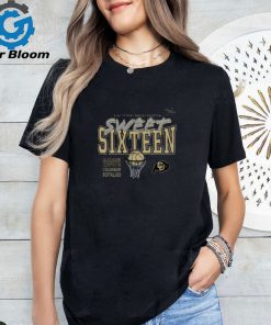 tải xuốngColorado Buffaloes 2024 NCAA Women's Basketball Tournament March Madness Sweet 16 Fast Break Tee shirt