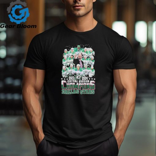 2023 2024 Central Division Champions Dallas Stars T Shirt