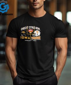 2024 Citrus Bowl Iowa Hawkeyes vs. Tennessee Volunteers Dueling Helmet Shirts