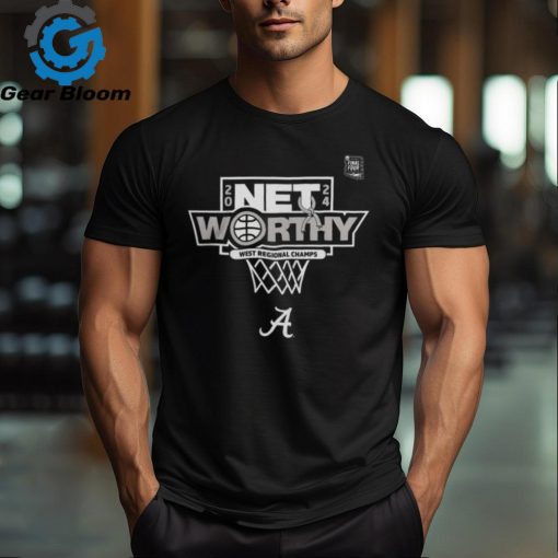 Alabama Crimson Tide 2024 Net Worthy West Regional Champs Logo Shirt