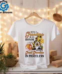 Being A Grandma Is An Honor Being A Great Grandma Is Priceless Shirt