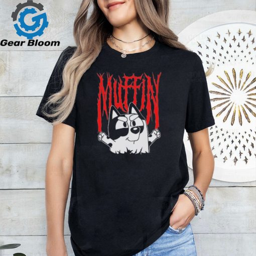 Bluey Muffin Metal T shirt