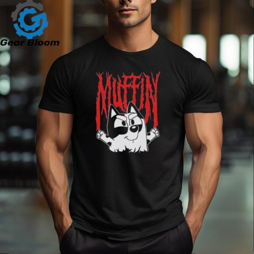 Bluey Muffin Metal T shirt