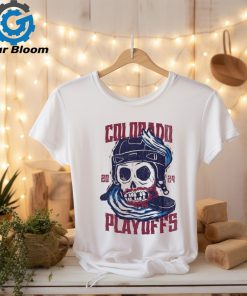 Colorado Avalanche Skull Playoffs 2024 shirt