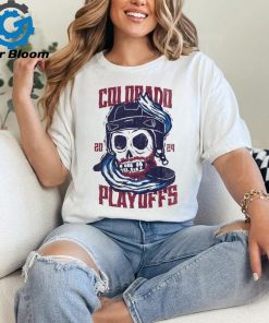 Colorado Avalanche Skull Playoffs 2024 shirt