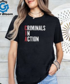 Criminals In Action Ladies Boyfriend Shirt