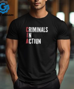 Criminals In Action Ladies Boyfriend Shirt