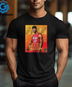 Gold Metal Jimmy Butler Miami Heat On Slam 249 Lastest Issues Cover Heat Warning Unisex T Shirt