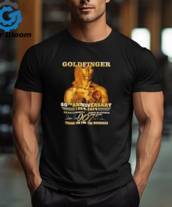 Goldfinger 60th Anniversary 1964 2024 Thank You For The Memories Signature Shirt