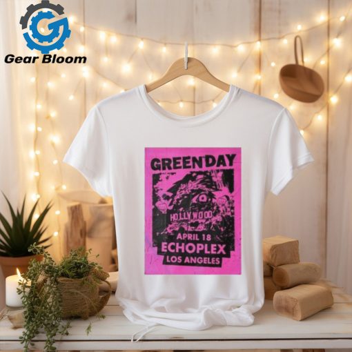Green Day Los Angeles Ca April 18 2024 Echoplex T Shirt