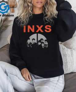 INXS Merch INXS Peace Sign Black T Shirt