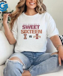 Illinois Vs Iowa State Men’s Basketball 2024 Sweet 16 Matchup Shirt