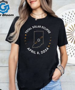 Indiana 2024 Solar Eclipse Shirt Family Eclipse Tee, April 8 Path Of Totality Design, Spring Eclipse Souvenir, America Eclipse In State Shirt