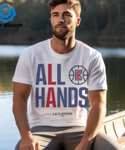 LA Clippers Unisex 2024 All Hands NBA Playoffs Mantra T Shirt