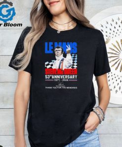 Le Mans Steve Mc Queen 53rd Anniversary 1971 2024 Thank You For The Memories Signature T shirt