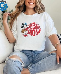 Mickey Mouse x Philadelphia Phillies Baseball Mom 2024 Tee shirt