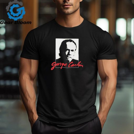 Mike Cessario Wearing George Carlin Sometimes A Little Brain Damage Can Help t shirt