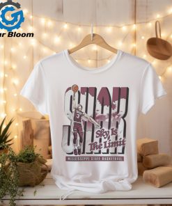Mississippi State NIL Store Shakeel Moore Sky Is The Limit Cartoon T Shirt   Unisex Standard T Shirt