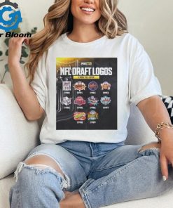 NFL Draft Logos From 1990 To 1999 T Shirt