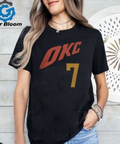 Nba 2023 24 Oklahoma City Thunder City Edition Chet Holmgren #7 T Shirt