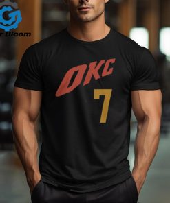 Nba 2023 24 Oklahoma City Thunder City Edition Chet Holmgren #7 T Shirt