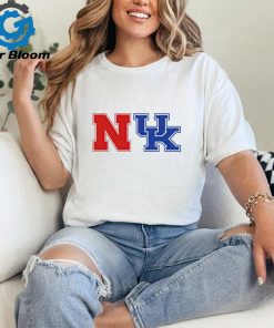 Nebraska Cornhuskers and Kentucky Wildcats logo shirt