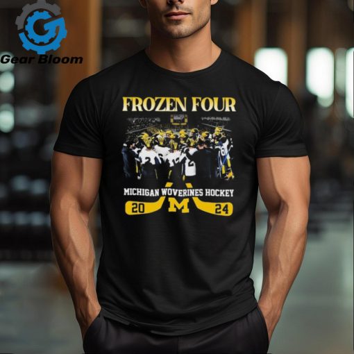 Official Frozen Four Michigan Wolverines Hockey Team 2024 Shirt