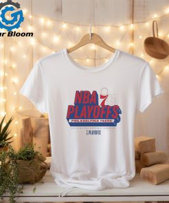 Official Philadelphia 76ers 2024 NBA Playoffs Defensive Stance Logo T Shirt