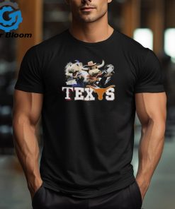 Official Texas Longhorns And Texas Rangers Mascots Champions Shirt