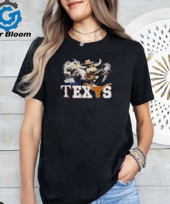 Official Texas Longhorns And Texas Rangers Mascots Champions Shirt