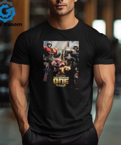 Official Transformers One Witness The Origin Only In Theatres September 2024 Shirt