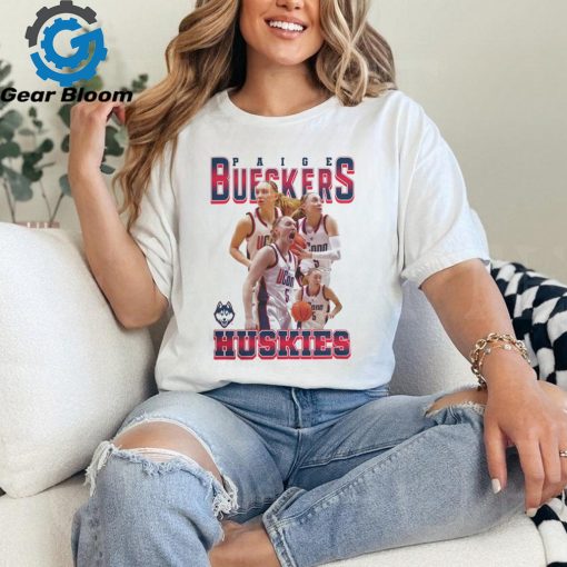 Official UConn NCAA Women_s Basketball Paige Bueckers Official 2023 2024 Post Season T Shirt