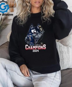 Official Uconn Huskies Mascot National Champions 2024 Shirt