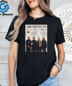 Official architects North America Tour 2024 Poster Shirt