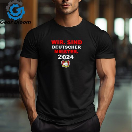 Official wir Sind Deutscher Master 2024 Leverkusen Champions Shirt