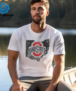 Ohio State Buckeyes State White T Shirt