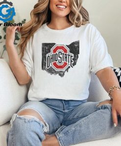 Ohio State Buckeyes State White T Shirt